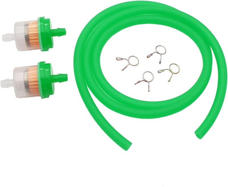 PRO BAT 5mm 125cc Gas Fuel Line Tube for 50cc 70cc 90cc 110cc 125cc 150cc ATV Quad Go Kart Four Wheeler Dirt Bike Moped Pocket Bike Motorcycle(39.3'', Green) - Image 4